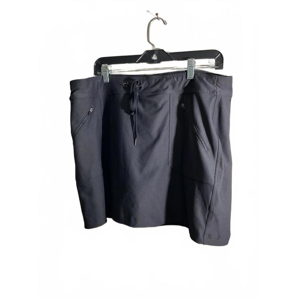 Tek Gear Black Women's Active wear Skirt with Zipper Pockets XL